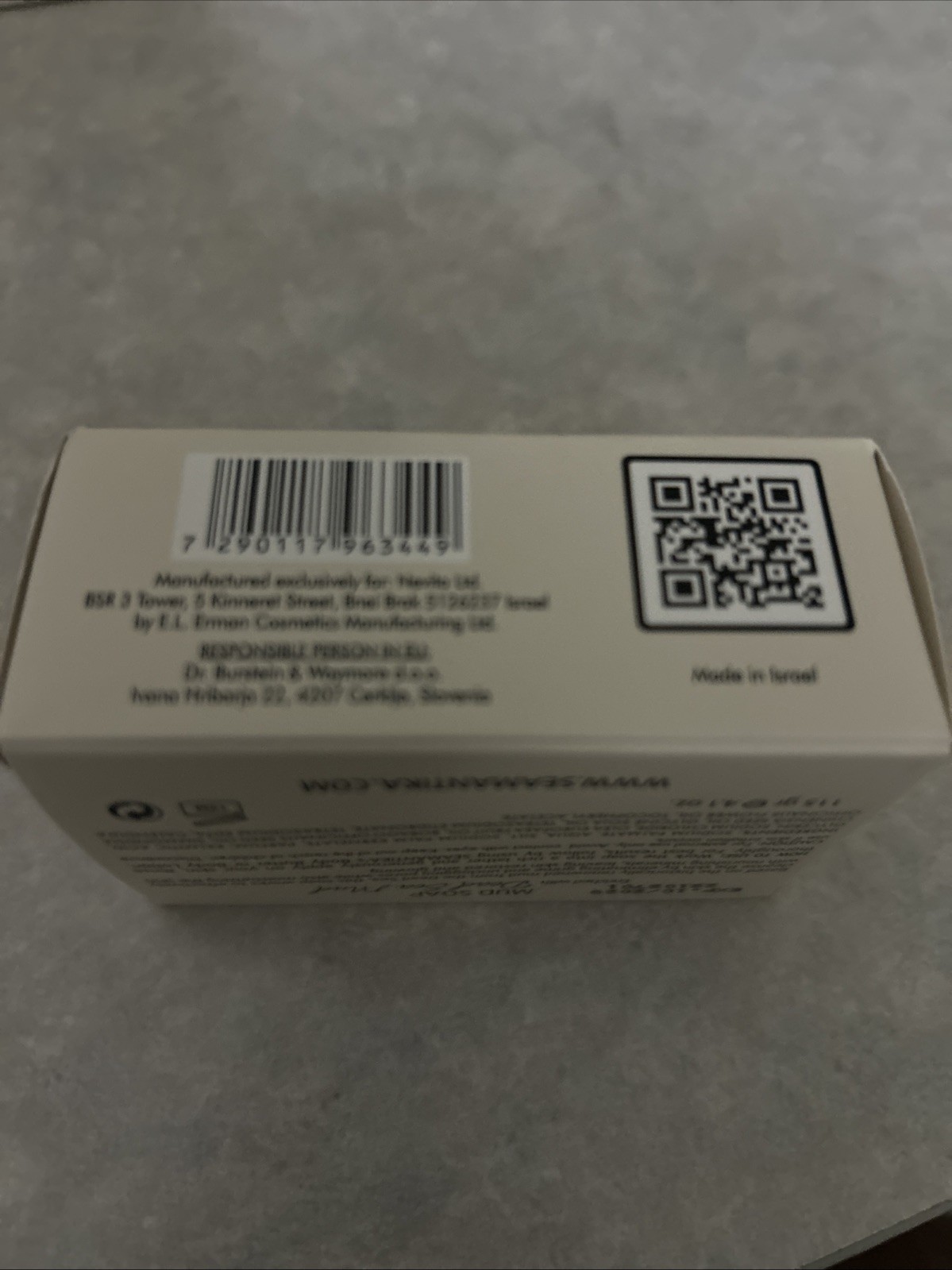 SEAMANTIKA Mud Soap With Dead Sea Minerals 4.1 Oz Exp 10/29