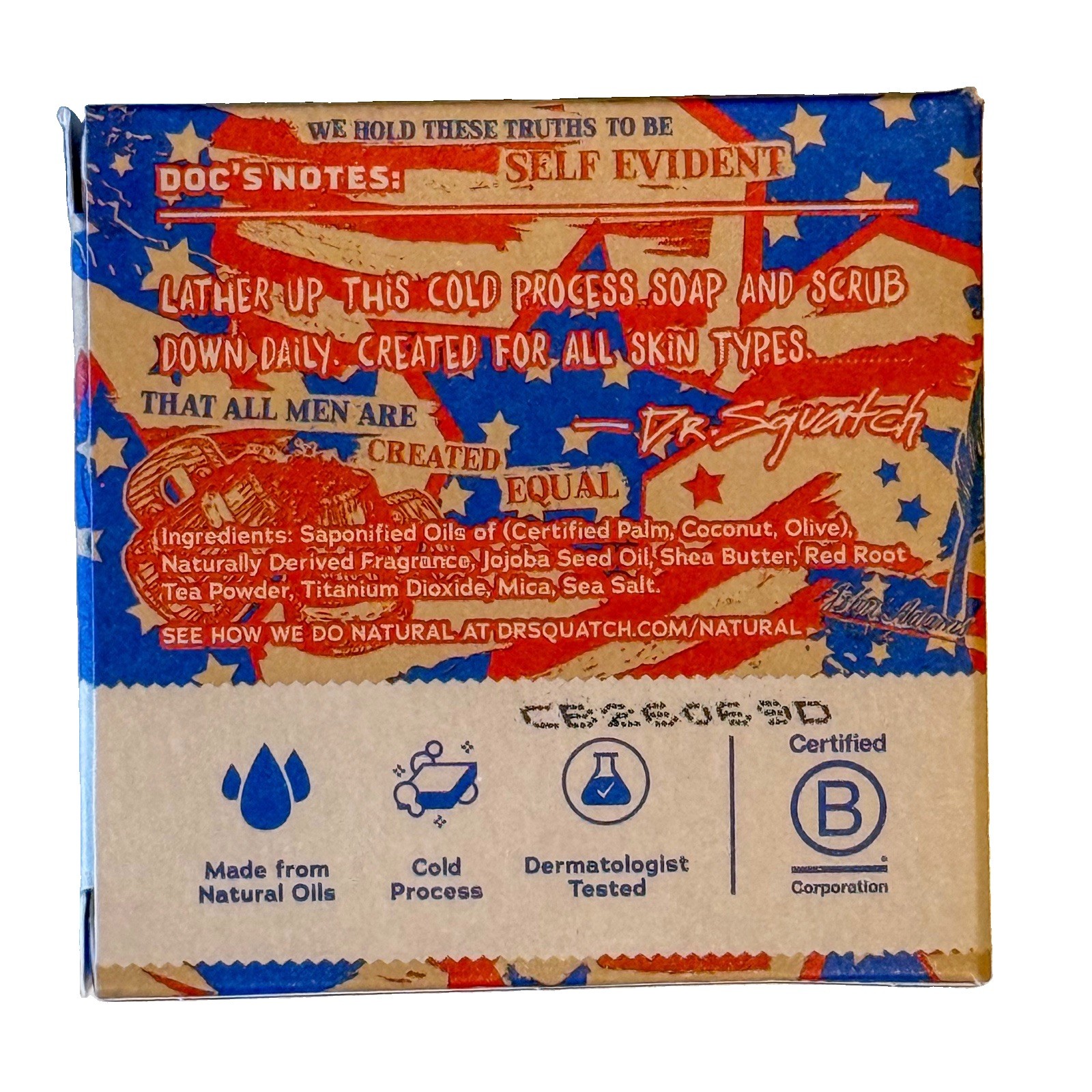 Dr. Squatch Freedom Fresh Soap (2 Pack) – Rare Discontinued Limited Edition Lot