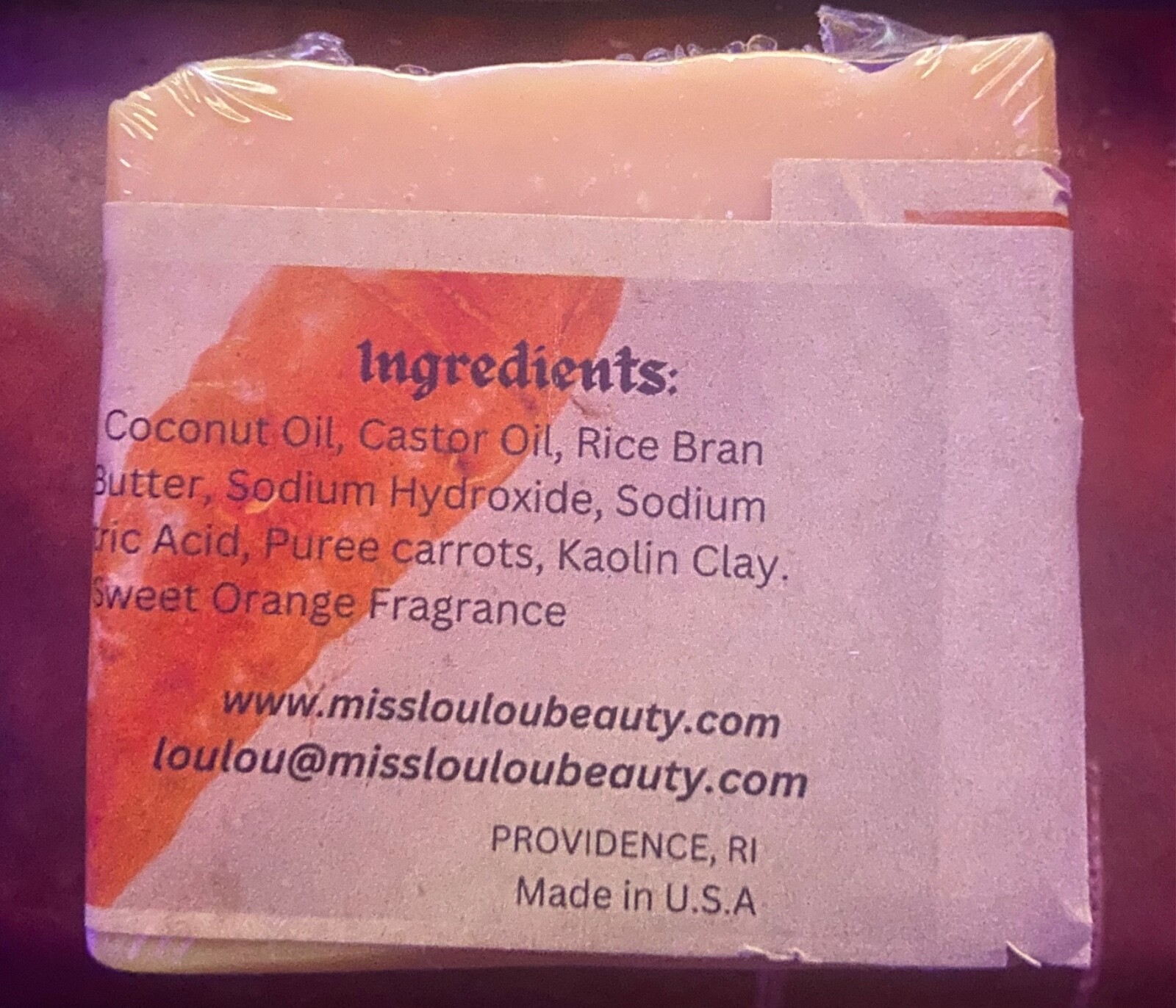 2 for 10$ Carrot and Sweat Orange- 4oz/110g