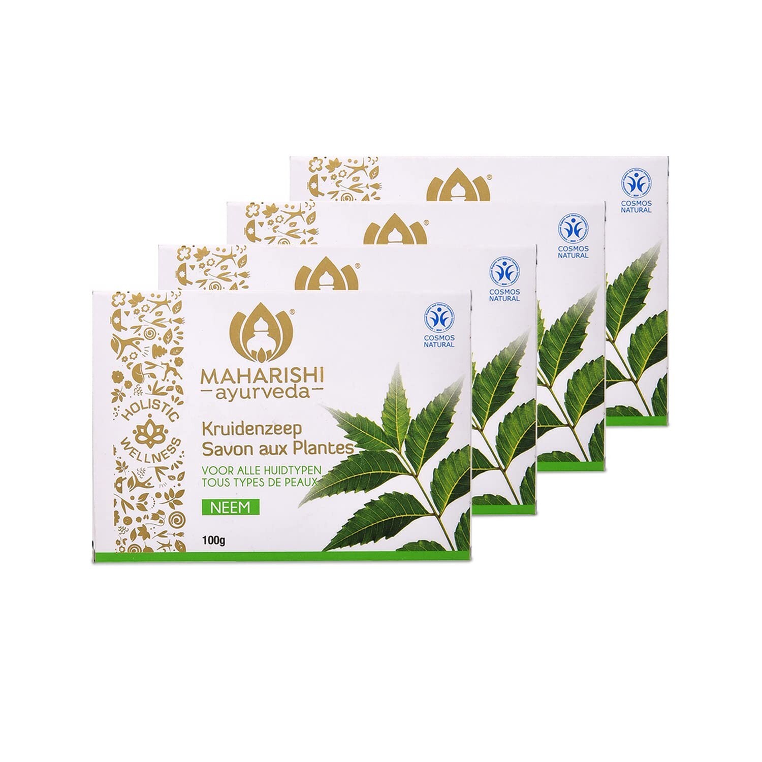 4 X Maharishi Ayurveda Neem Soap 100 gms FREE SHIP