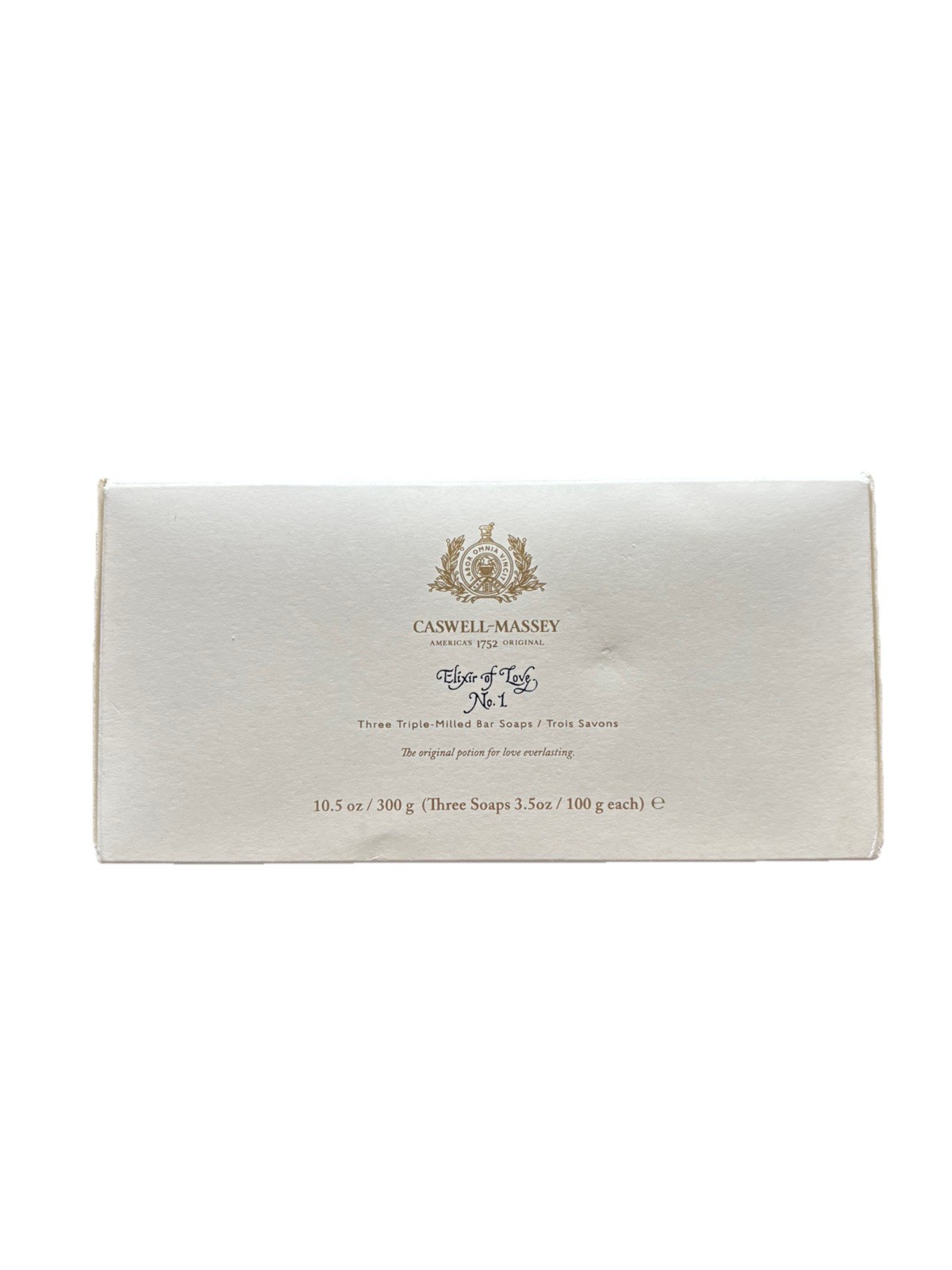 Caswell Massey Elixir of Love No. 1 Luxury Bath Soap 3 Bars 3.5 oz Each NEW