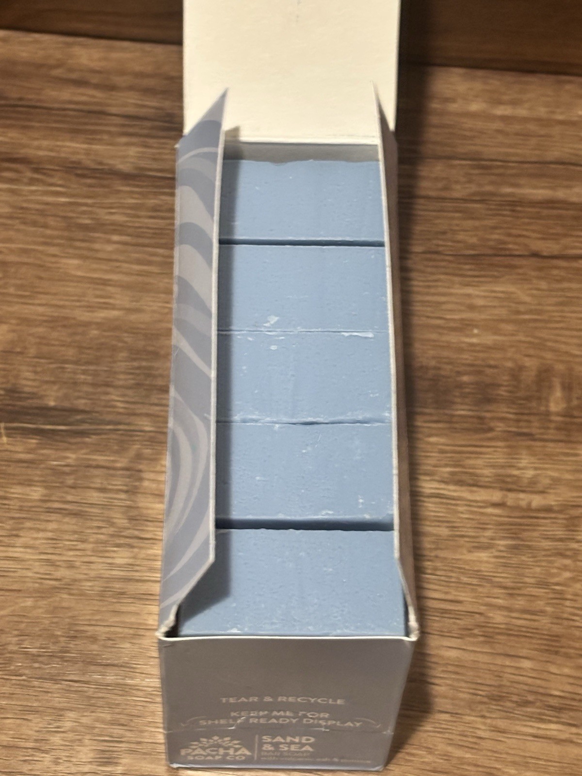 Pacha Soap Co. Sand & Sea Exfoliating Bar Soap 4 oz Handcrafted New in Box Set 5
