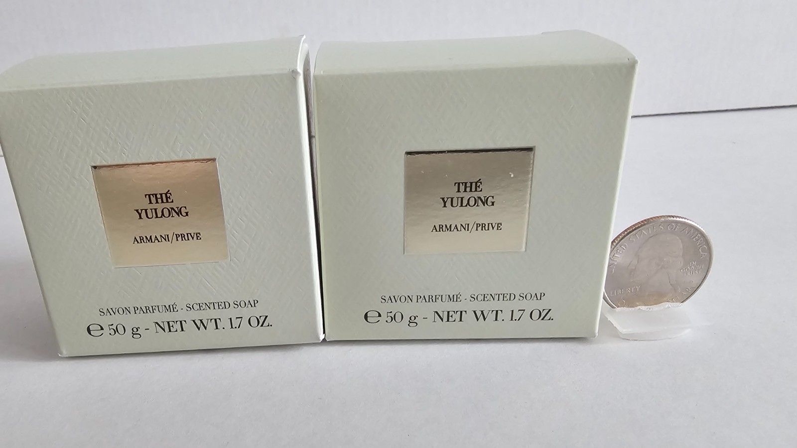 Armani Privé THÉ YULONG Scented Luxury Mini Soap – TWO PIECES 1.7Oz/50g/each