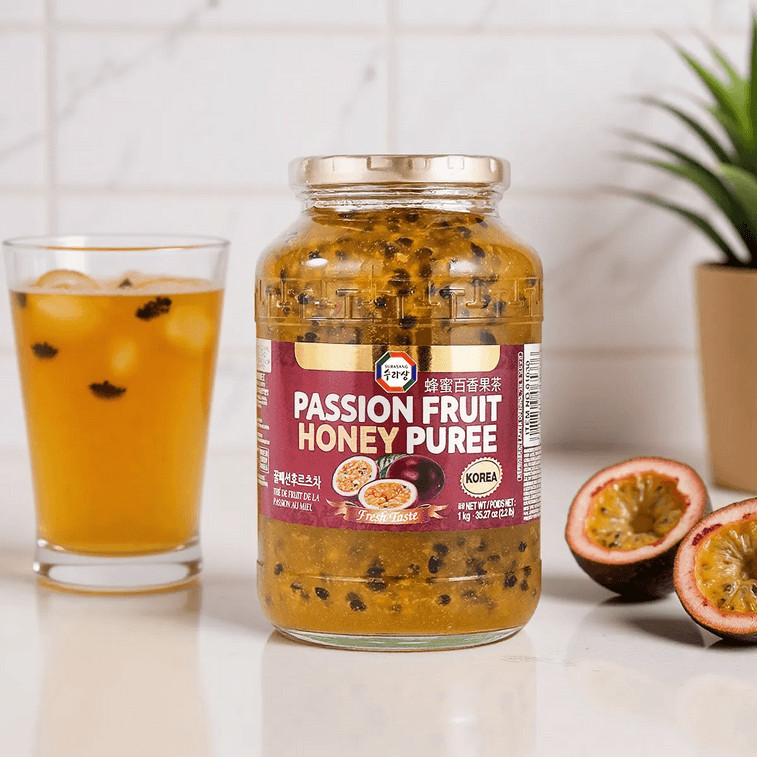 Passion Fruit Honey Puree 2.2 lb (2-Pack) Drink Mix Smoothie Dessert
