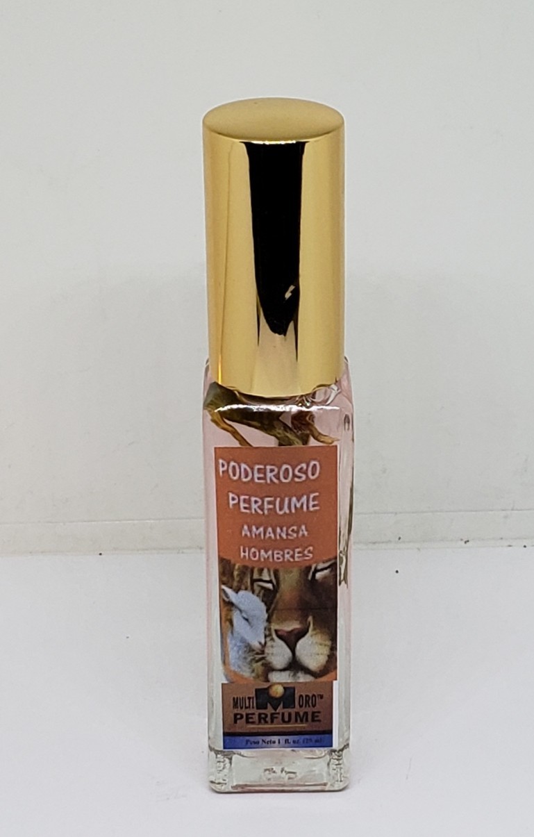 PERFUME ESPECIAL AMANSA HOMBRE PARA DOMINAR ORACION Y AMULETO GRATIS INCLUIDO !