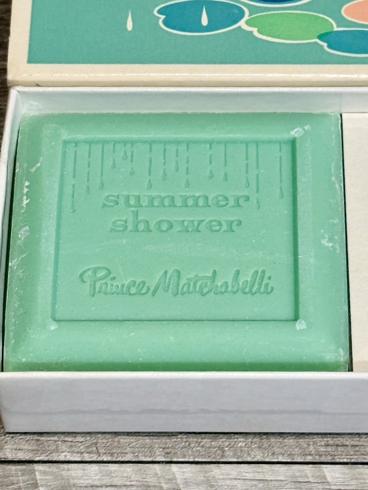 VTG Prince Matchabelli Summer Shower Perfumed Bath Soaps (2) 3.15 Oz Bars 1970s