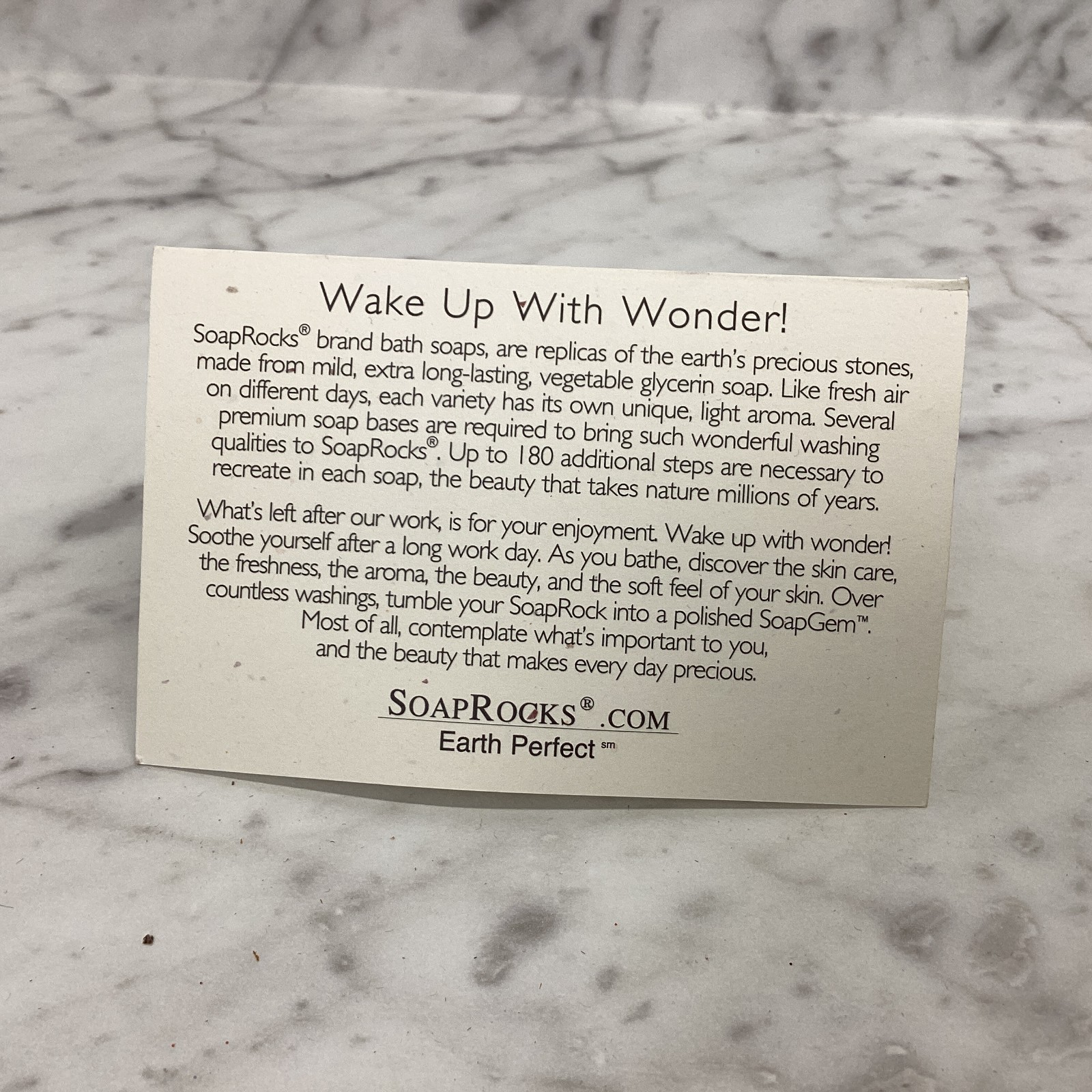 SoapRocks, “Rainbow Fluorite ” 6 oz. Bar