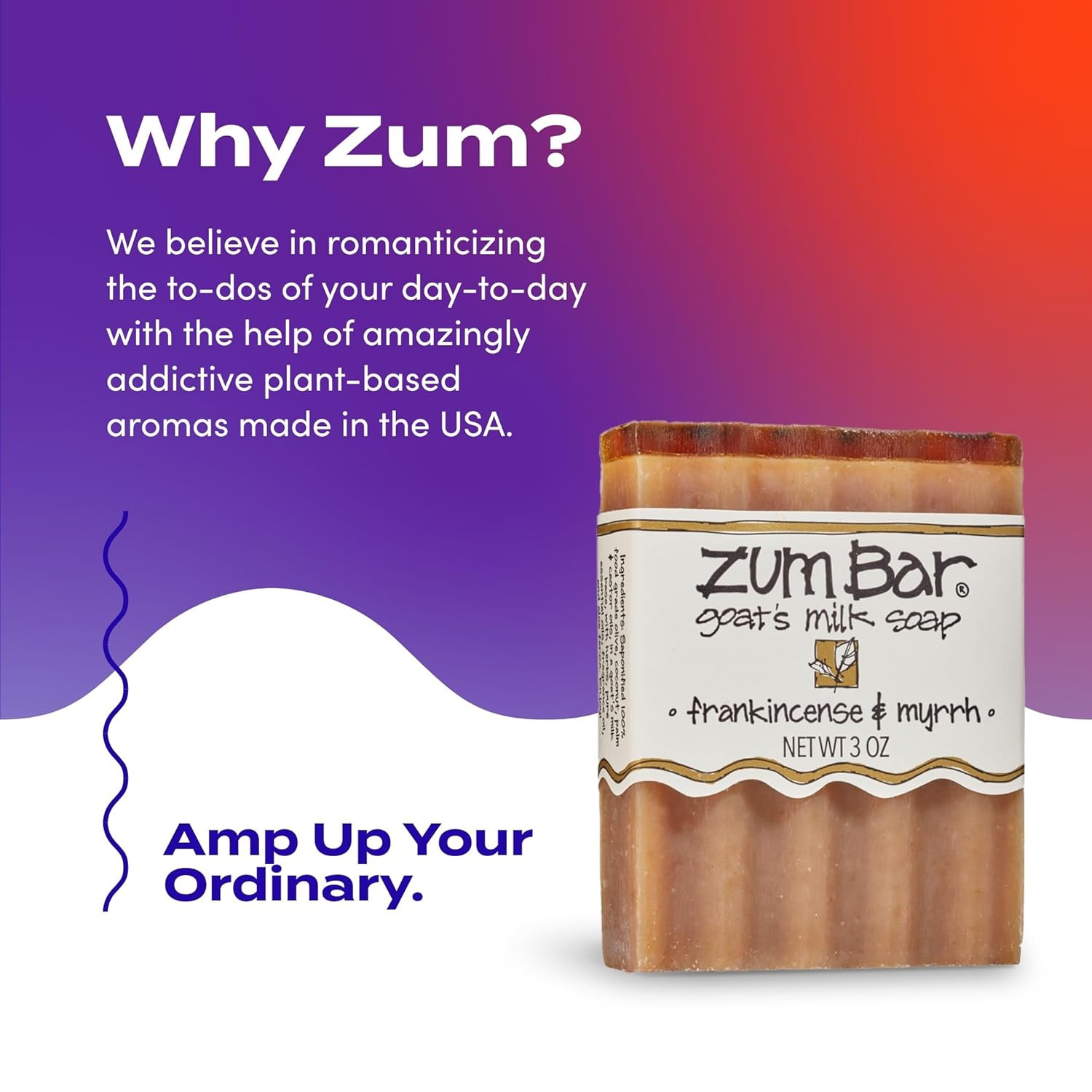 Zum Goat’S Milk Soap Bar – Bar Soap for Hands & Body Made with Essential Oils –