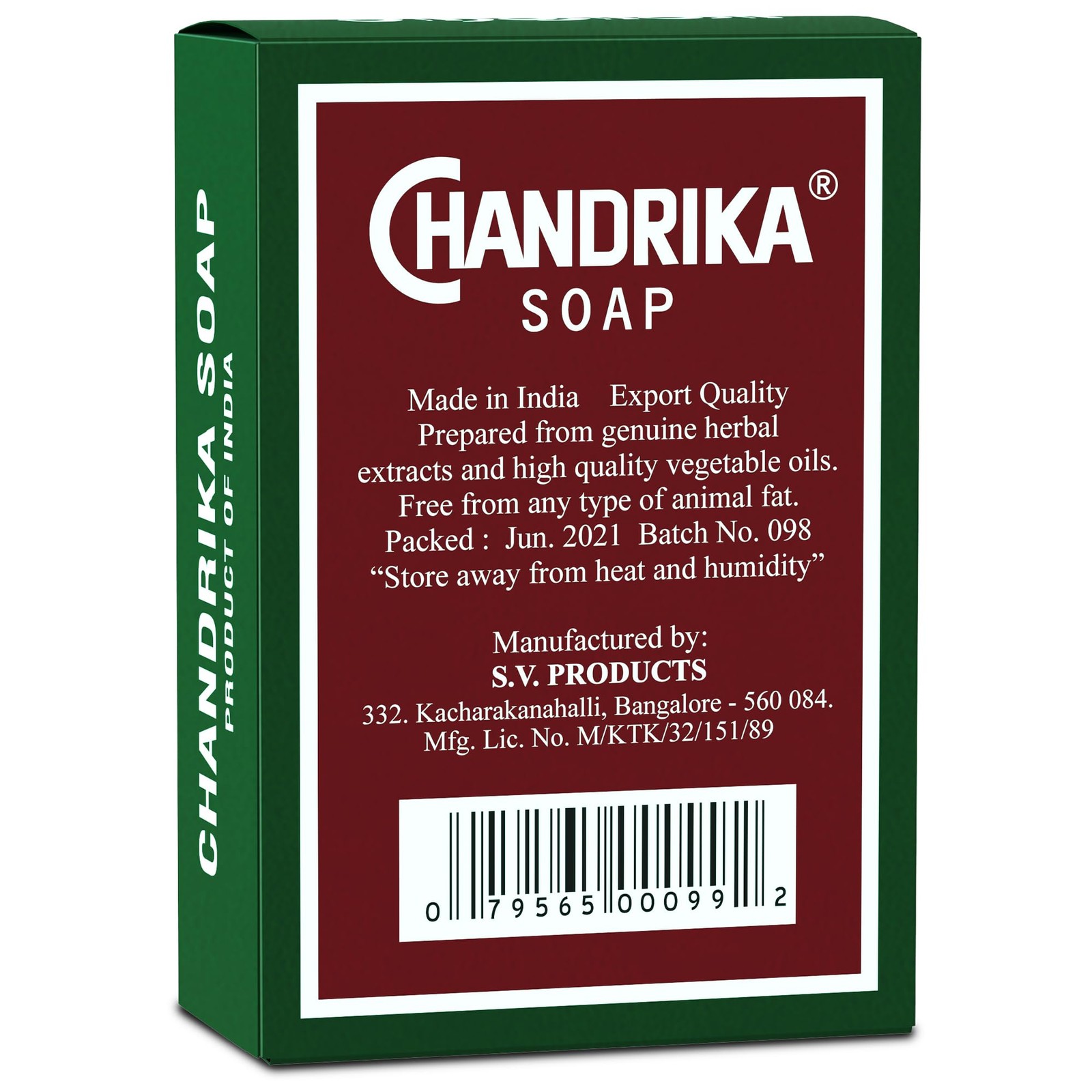 Soap Ayurvedic Herbal And Vegetable Oil Soap – 2.64 Oz – Case Of 10