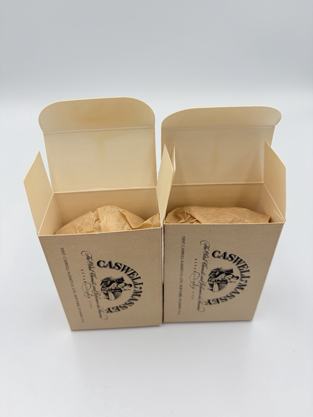 Caswell Massey Ginseng Soap Bar 3.25 Oz Vintage Lot of 2