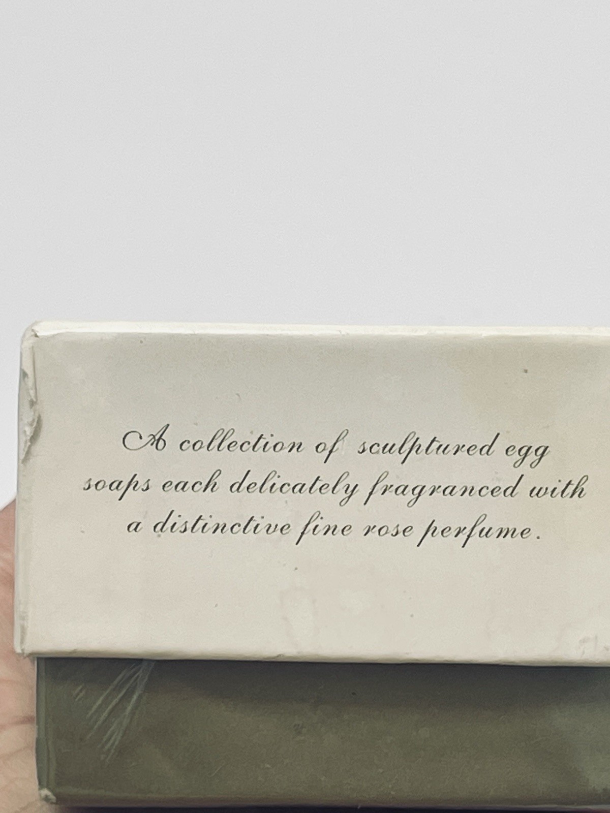 Scottish Fine Soaps Sculptured Eggs Triple Milled Vegetable Soap 6 Piece VTG NEW