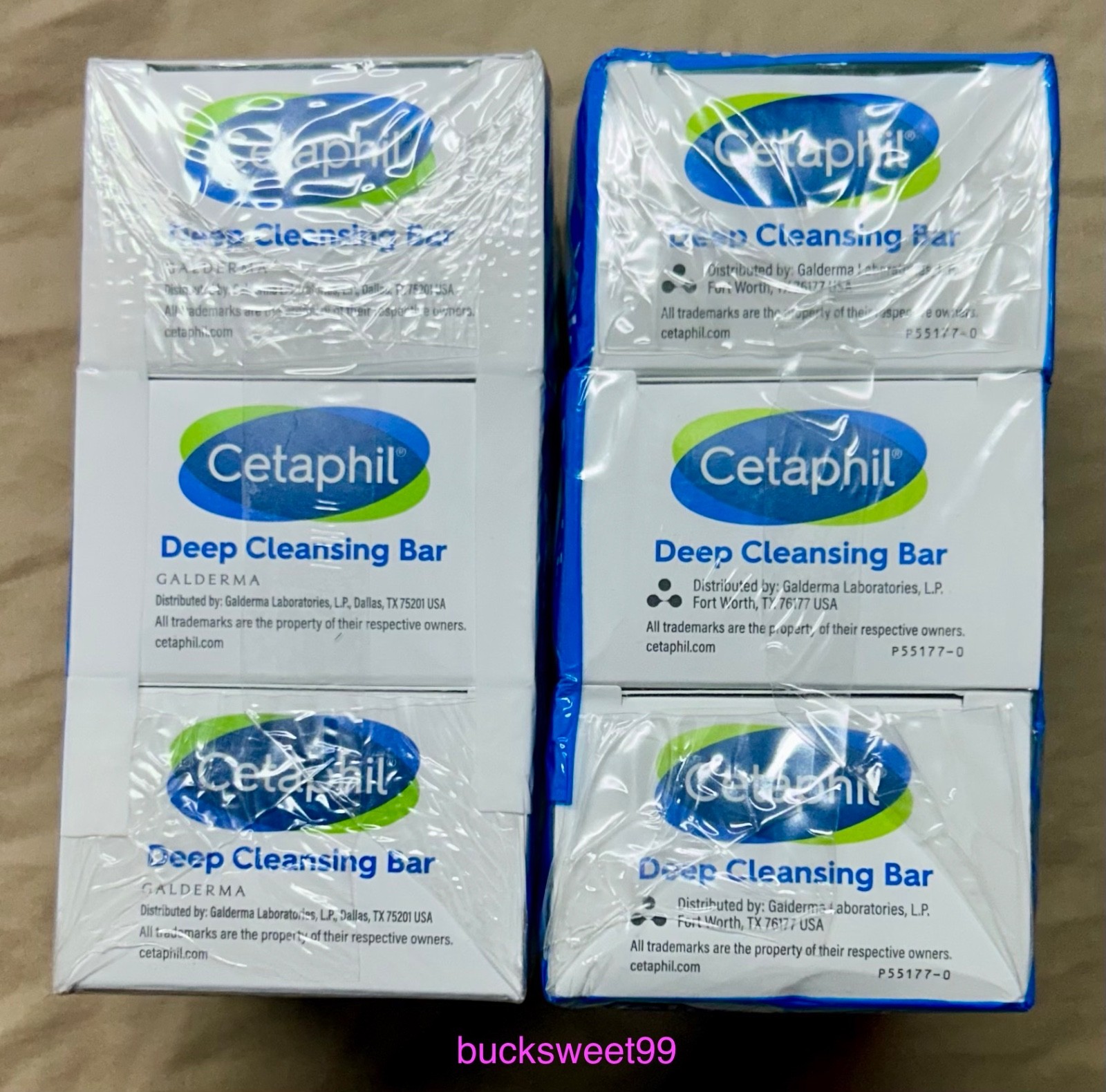 Cetaphil Deep Cleansing Bar – 6 BARS TOTAL