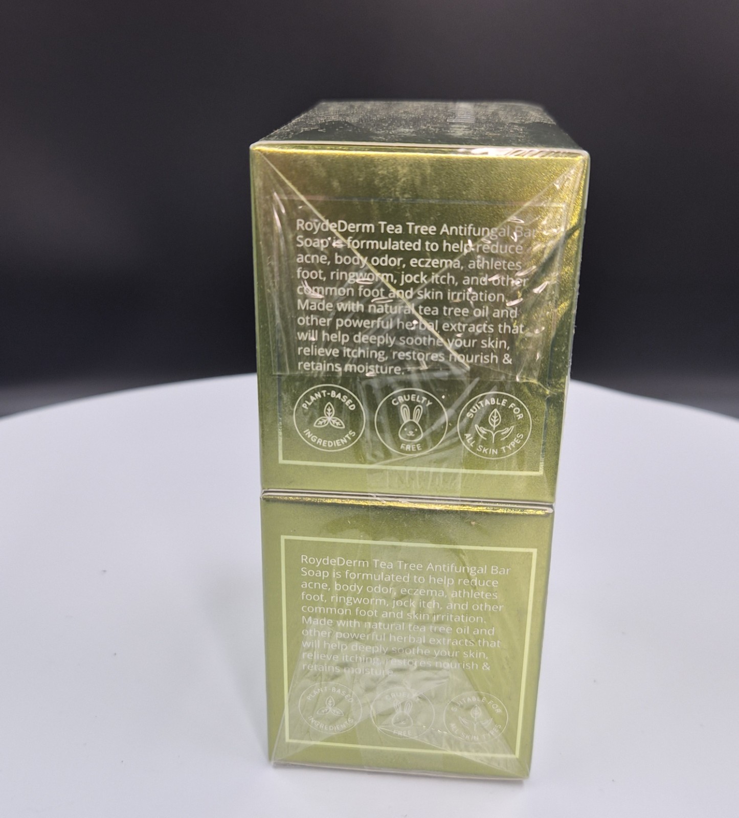 RoyceDerm Fast-Acting Tea Tree Antifungal Soap 2 Bars 8.2 oz Body/Hands