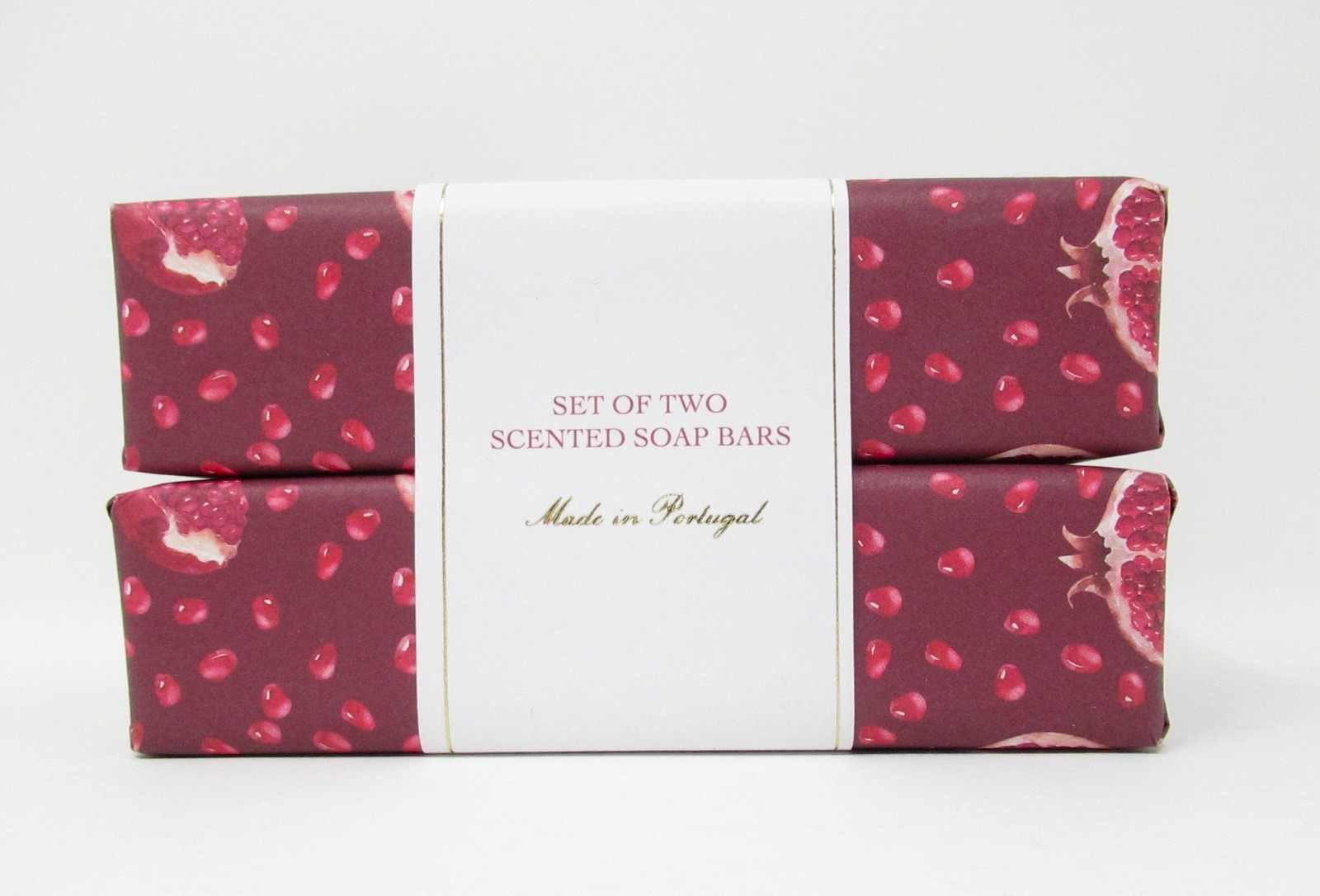 Castelbel Luxury Bath Bar Soap 2 Pack Pomegranate scented 14oz LTD Editions