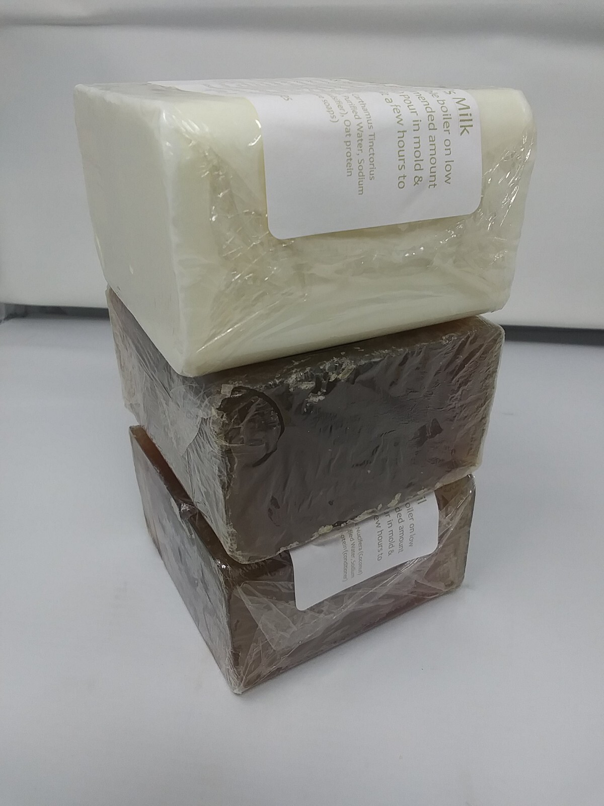 Lot Of (3) 1 Pound Each Soap Bases For Making Your Own Soap (BB)