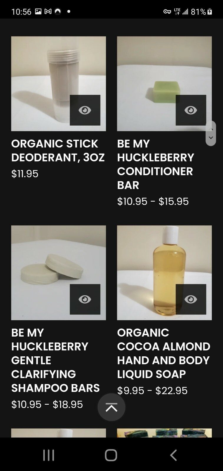 Blackberry & Vine All Natural Soaps and Body Wash (See the description please)