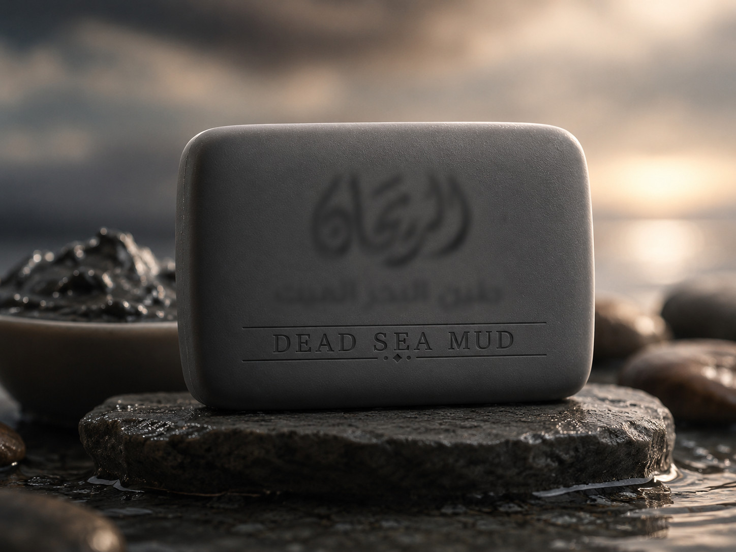Dead Sea Mud Soap Bar | Mineral Rich Handmade Soap | Face & Body Cleansing Bar