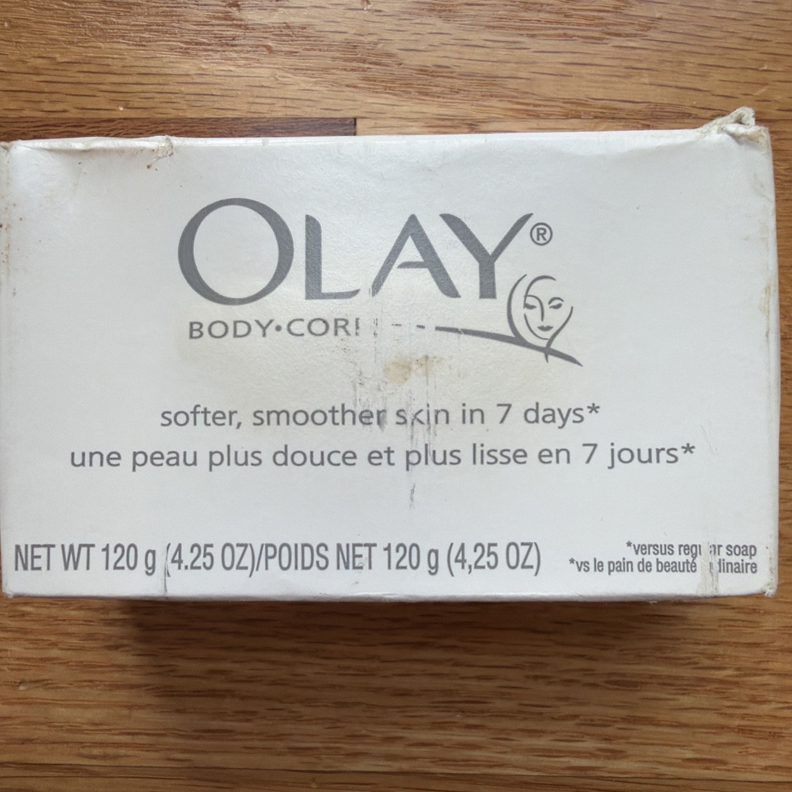 Vtg Olay Body*Corps Bath Bar 4.25 Oz. NIB softer, smoother skin in 7 days