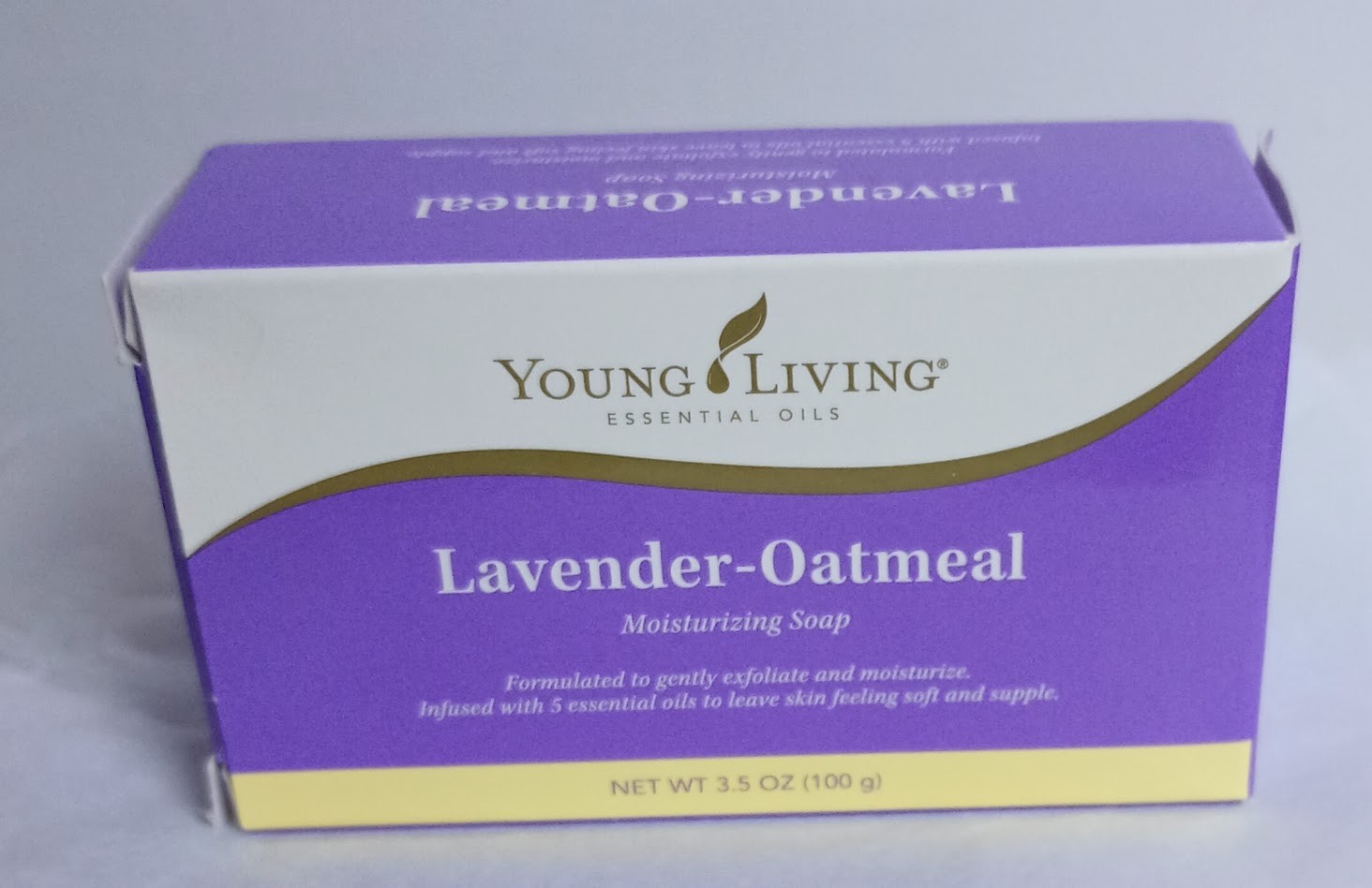 2 YOUNG LIVING Bar Soaps- Melaleuka-Geranium and Lavendar-Oatmeal New Sealed