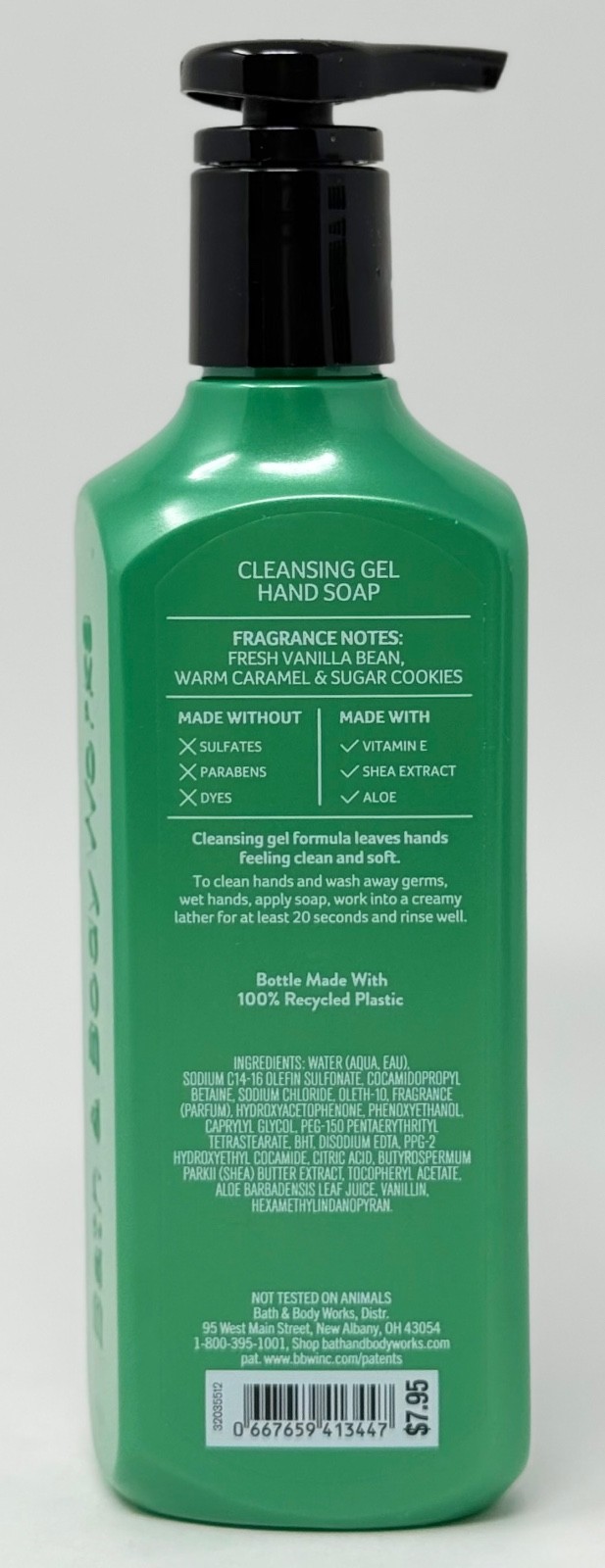 5 NEW BATH & BODY WORKS VANILLA BEAN NOEL CLEANSING GEL HAND SOAP WASH 8 OZ PUMP