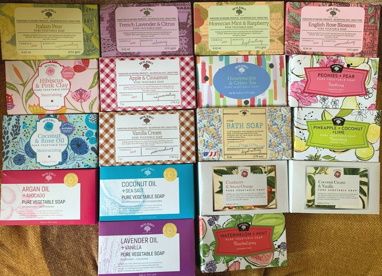 BOLERO***Pure Vegetable Or Plant~Based Soap***yOU chOOsE Scent(s)~~NEW~~SEALED