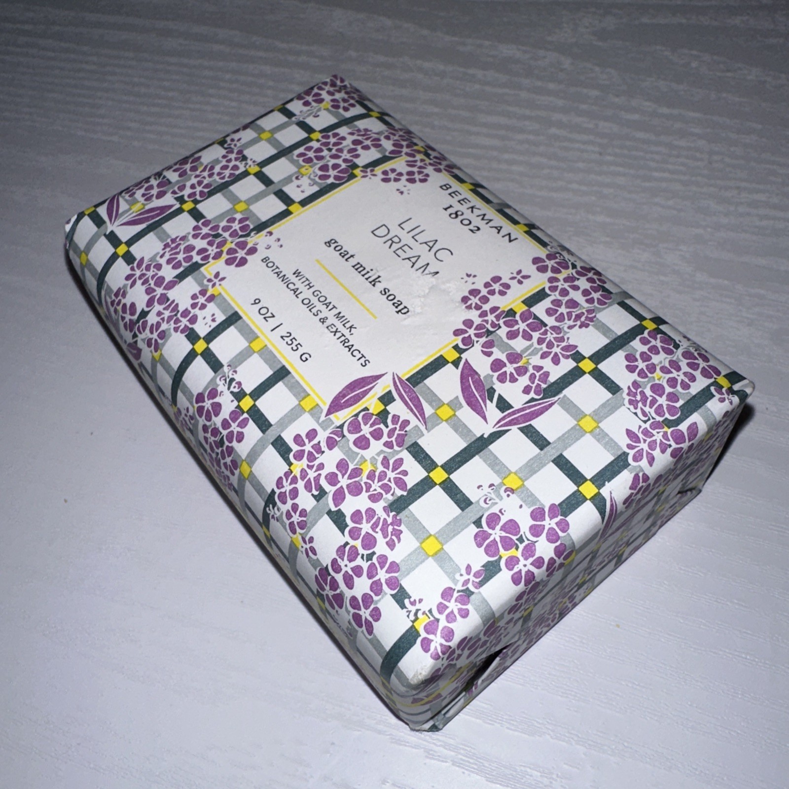 Beekman 1802 Lilac Dream Goat Milk Soap Bar 9 oz Brand New Sealed