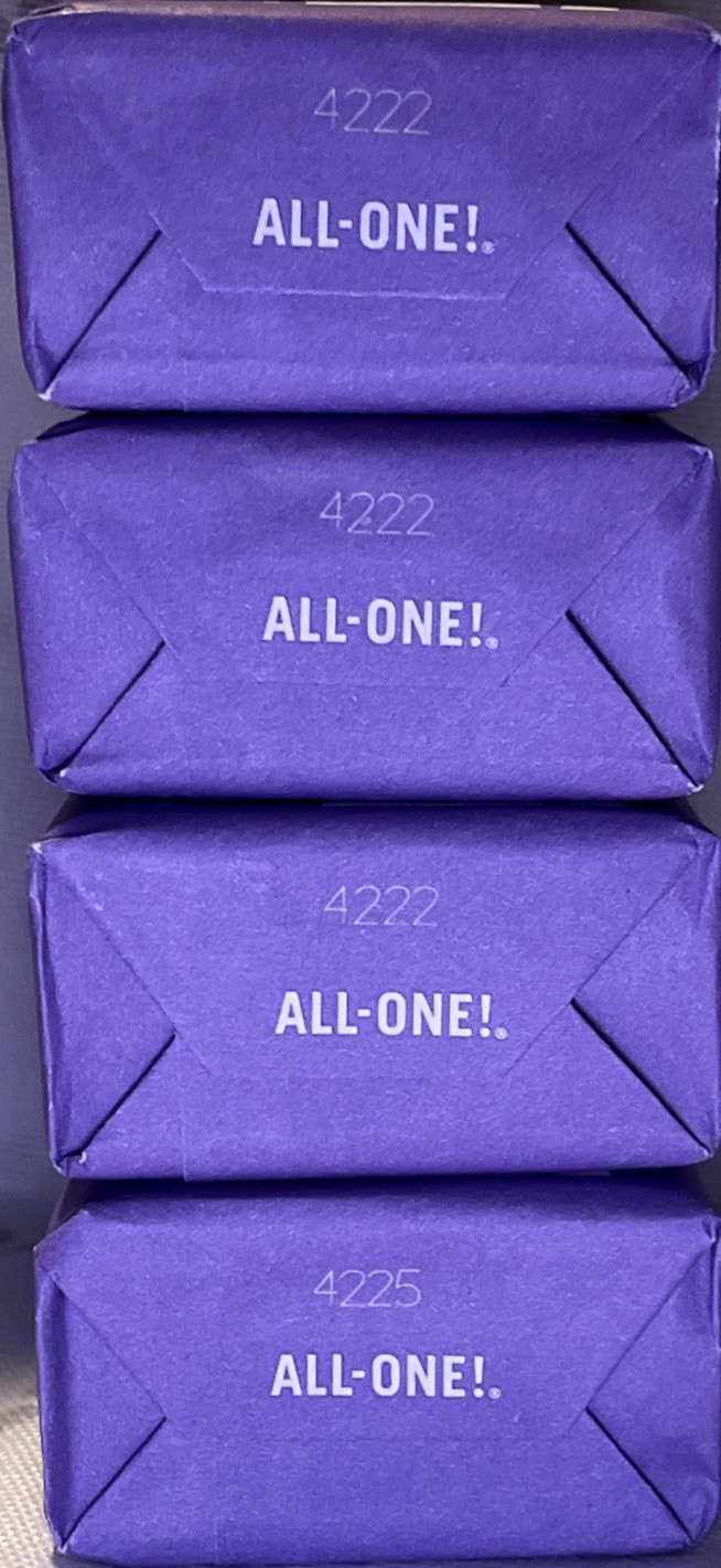 Dr. Bronner’s Pure Castile Bar Soap All-One Hemp Lavender; Lot of Four 5oz Bars