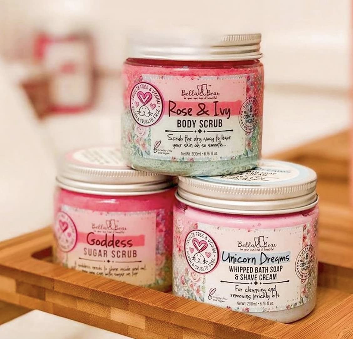 Bella & Bear Unicorn Dreams Whipped Bath Soap, SLS , Paraben , Cruelty-, Vega…