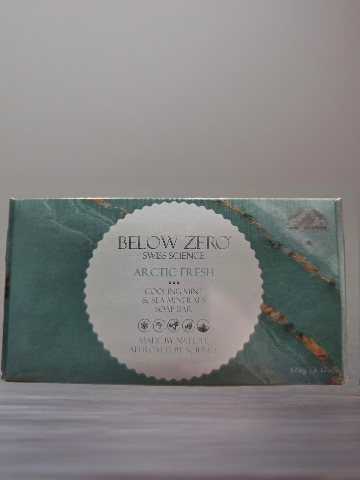 Below Zero Arctic Fresh Cooling Mint Sea Mineral Bar Soap Swiss Science MSRP $50