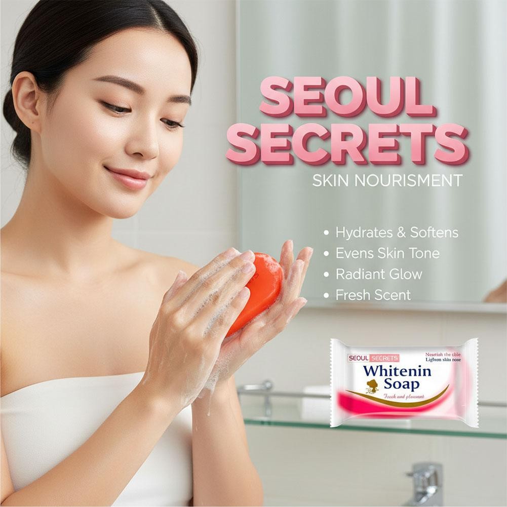 Seoul Secret Soap Lighten SkinTone Fresh MoistureArbutin Dry Skin Moisturi HOT