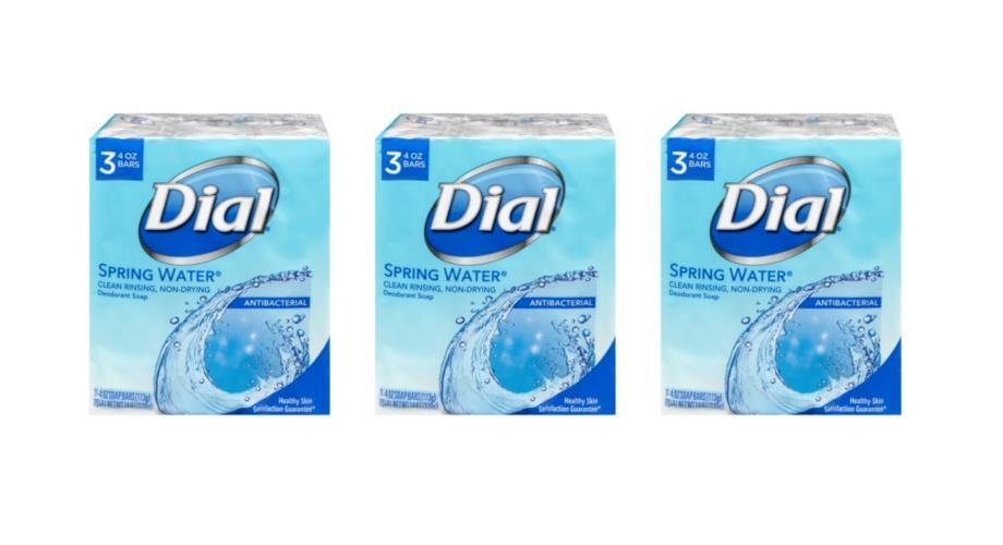 BL Dial Bar Soap Spring Water 4oz 3 Count