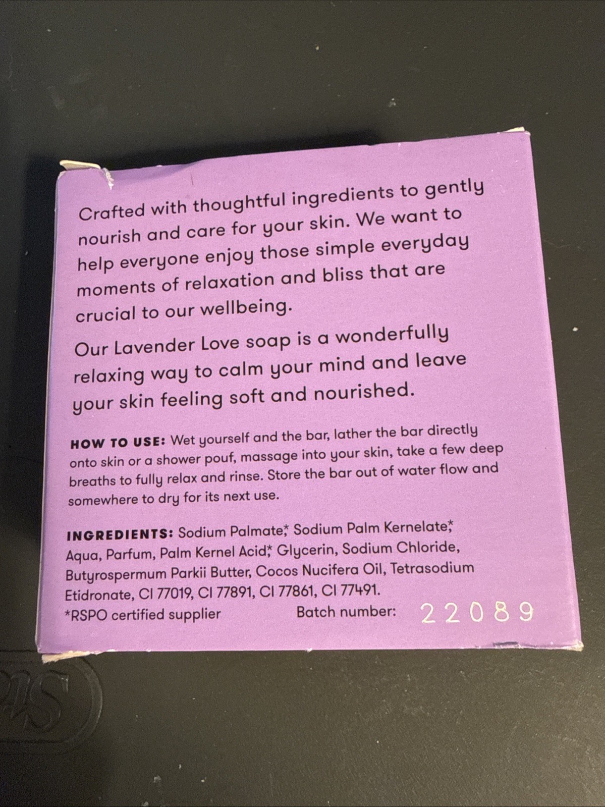 Anihana New Zealand Feel-Good Soap Lavender Love 4.2 Oz Hydrating Free Shipping