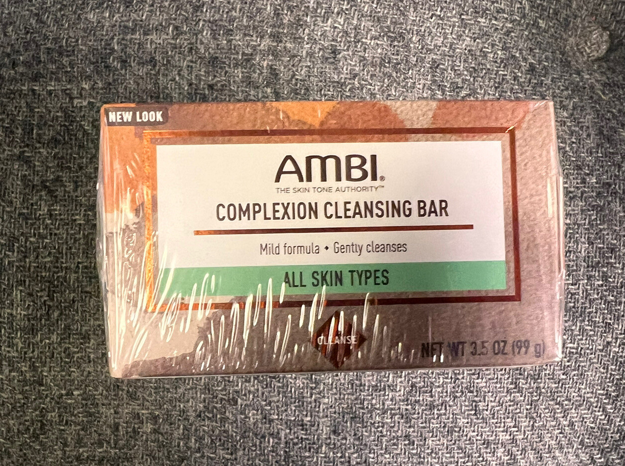 PACK OF 3 Ambi Skin Care soap Complexion Cleansing Bar Gentle Cleansing 3.5 Oz