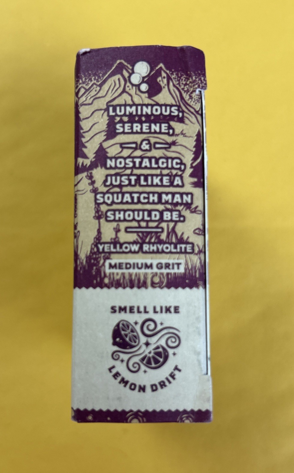 Dr. Squatch NIGHTFALL NECTAR Natural Soap 5 oz Limited Edition Medium Grit Lemon