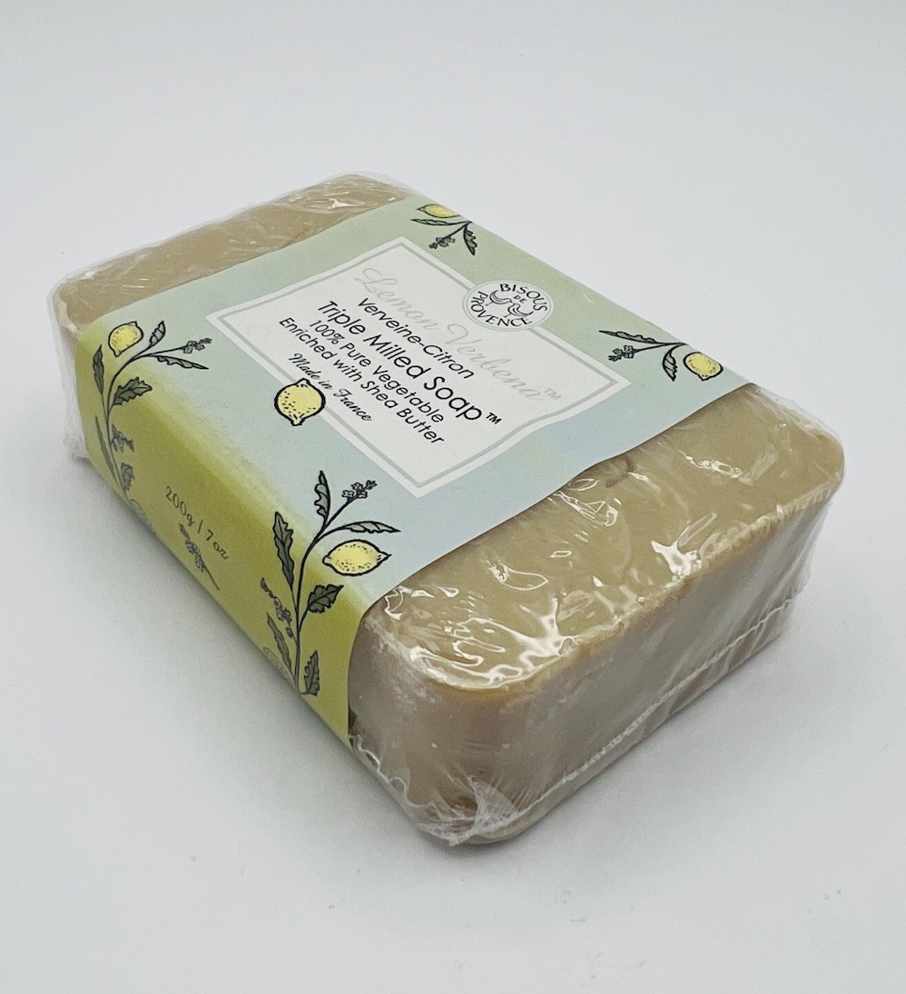 Trader Joe’s Bisous de Provence LEMON VERBENA Triple Milled Soap Shea Butter